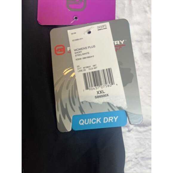 Free Country Women’s NWT Quick Dry Elastic Waist Board Shorts Size XXL - Picture 3 of 10